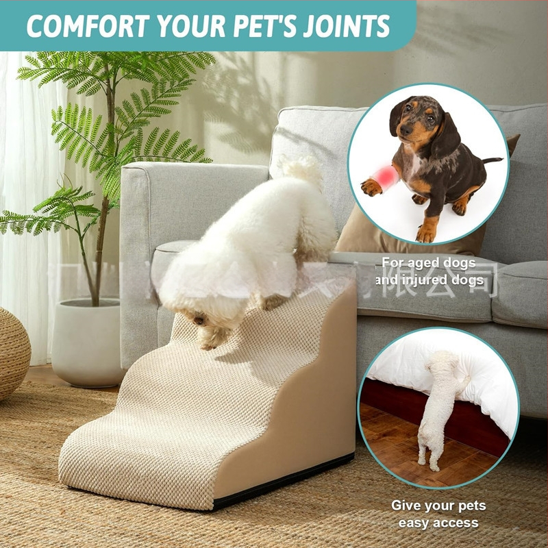 Koera trepid diivani või madalale voodile – vaht, minimalistlik stiil, sobib väikestele koertele