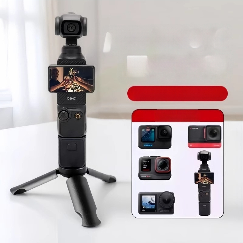 Kaasaskantav statiiv DJI Osmo Pocket 3/2 jaoks gimballiga • 3-osaline • 3D PTZ • Mudel 20114 • Kaal 50
