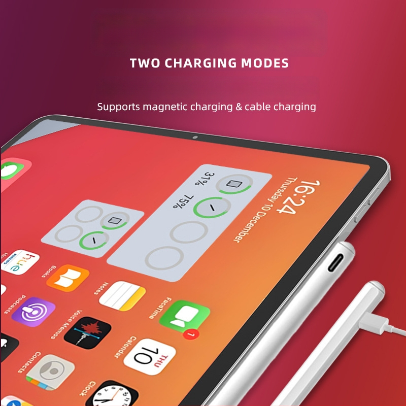 Magnetiline kapacitatiivne stilius iPadile, kahekordse laadimisega