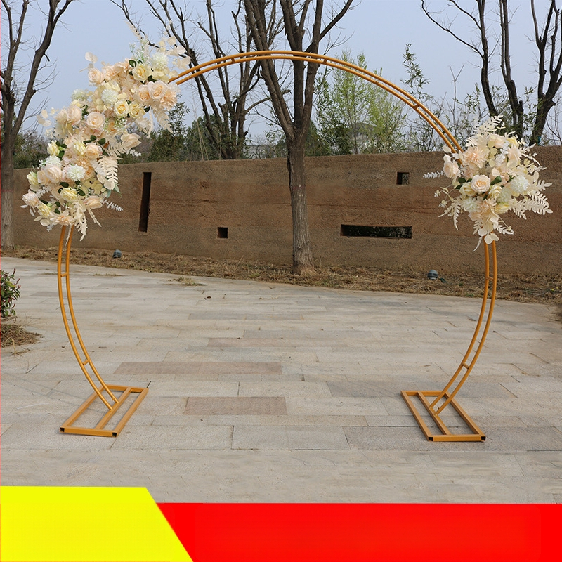 Raudne pulmarbaloonide arka, kahevarbaga raam, kohandatav töötlemine, litsentsitud privaatne märgis