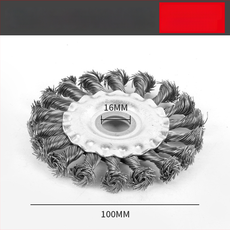 Keerdunud lametraadist lihvketas – lõikamise ja roostetõrje, paralleelne disain, süsinikteras, 11 000 rpm