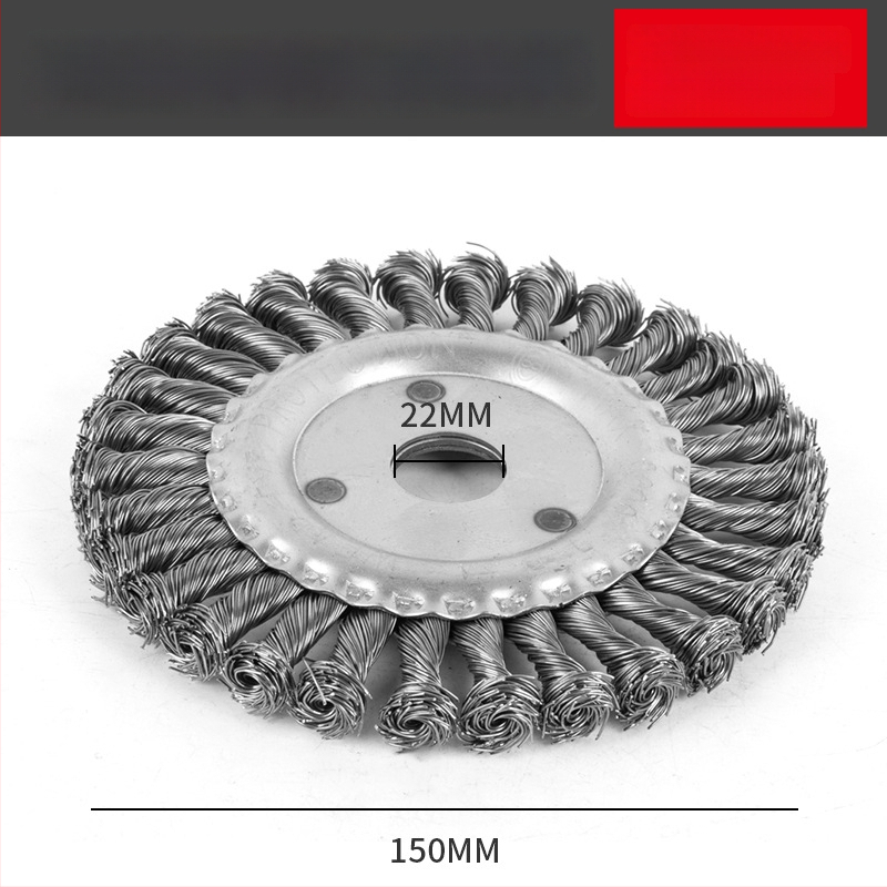 Keerdunud lametraadist lihvketas – lõikamise ja roostetõrje, paralleelne disain, süsinikteras, 11 000 rpm