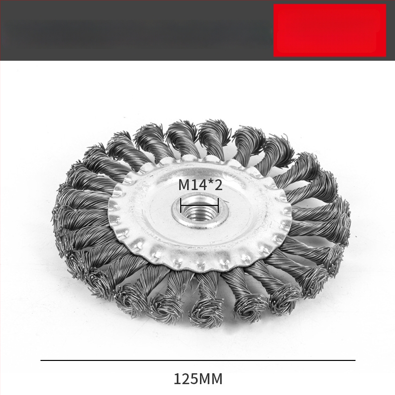 Keerdunud lametraadist lihvketas – lõikamise ja roostetõrje, paralleelne disain, süsinikteras, 11 000 rpm