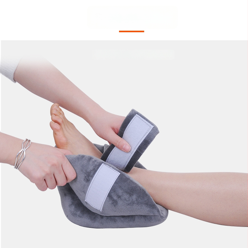 TW016 kandade padja jalgade hoolduseks — veluur ja kõva puuvill, kandade ja jala kaitse, õenduspadja, logotüübi trükk, kohandamine saadaval, 3-aastane garantii