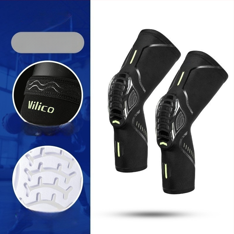 KAIIWIN Spordipõlvekaitsed – 85% nailon / 15% spandeks, täiskasvanutele, sobib korvpallile ja jalgpallile, silikoonist libisemisvastane