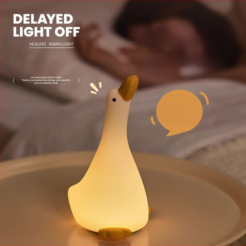 Silikoonist öövalgus pardiforma kujul, sisseehitatud akuga, karikatuurne stiil, taimer