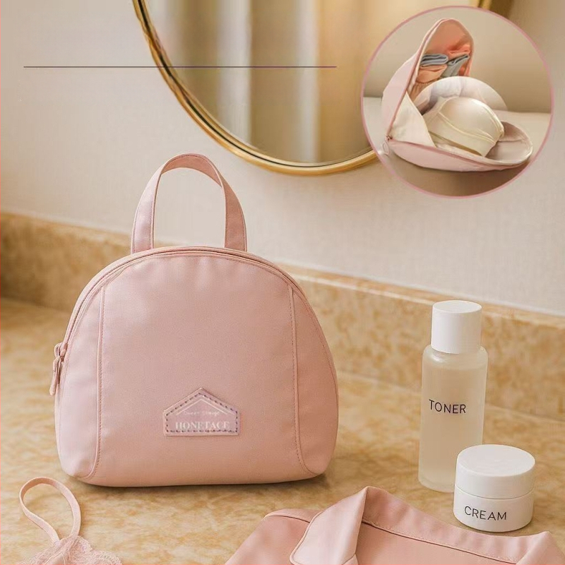 Aluspükide ja sokkide hoiukott, kolm ühes reisikorraldaja, kaasaskantav käekotti stiil, Peach Skin materjal, mudel snb-065