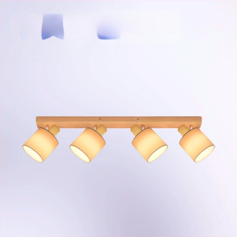 LED laevalgustus E14 baasi, puidust korpus ja klaasivarjuga, pööratav ja kokkupandav, sobib elutoa ja söögitoa jaoks, valgustusalad 5–10 m², pinge ≤36V