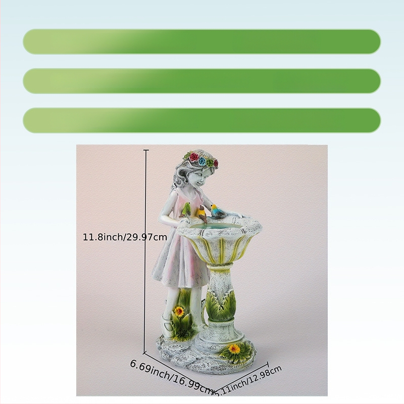 Resiinist aias haldja kuju – Ameerika Country stiil, XZ018 Small Fairy, Bränd XinZhan Electronics