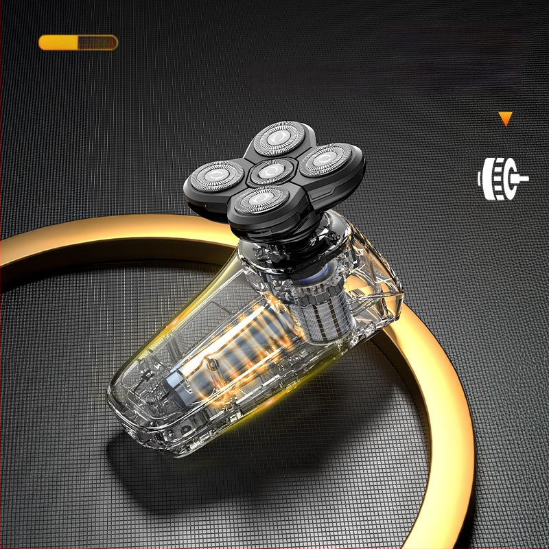 Meeste kiilaspäe raseerija — mitmekülgne hoolduskomplekt, veekindel, 9W mootor, TYPE-C laadimine, sisseehitatud aku, kogu kehale