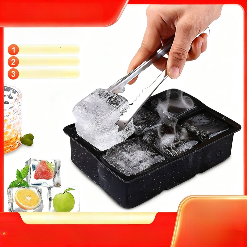 Silikoonist jääkuulide vorm, 80 ml maht, lihtne demoulding, trükitud logo, kohandamine