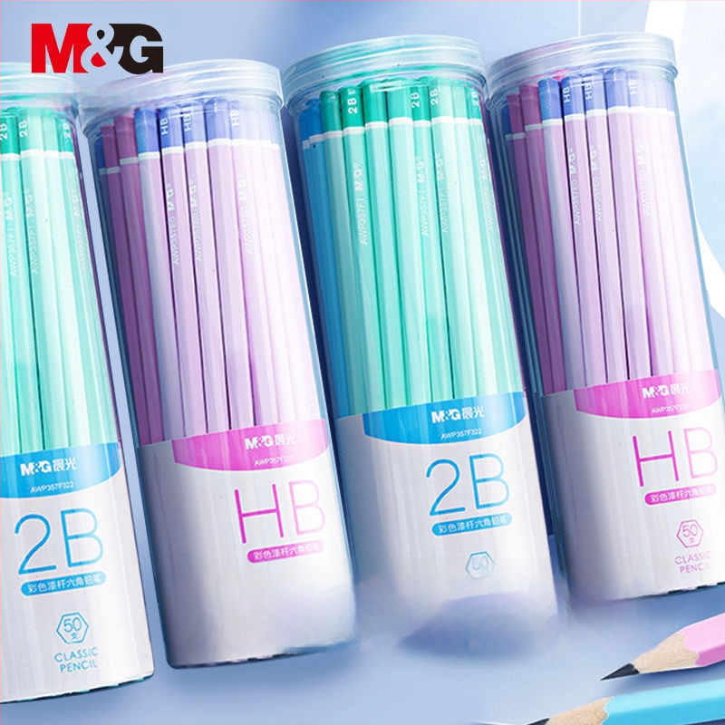 Morning Light M&G HB pliiats, puidust korpus, lastele 1.–2. klassile