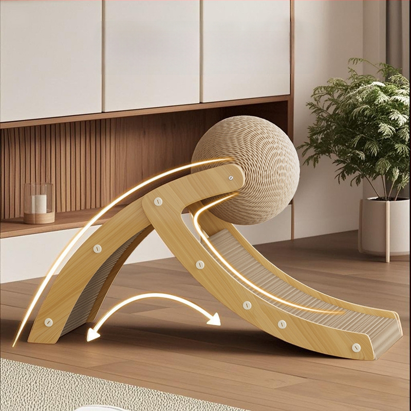 Vertikaalne kassakratsplaad gofrpaberist ja tihedast plaadist, sisal-kera palliga, rahvuslik stiil