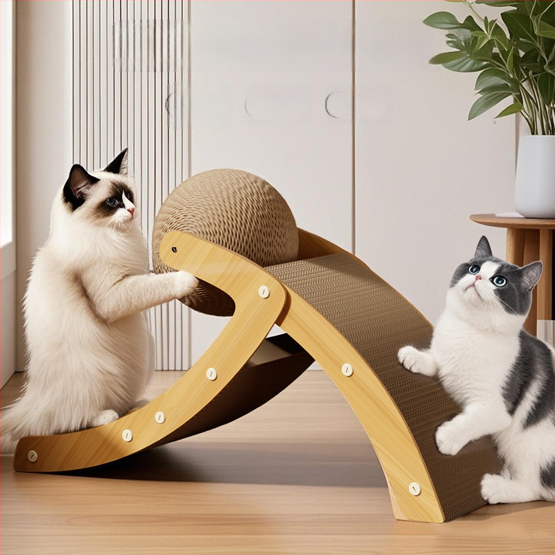 Vertikaalne kassakratsplaad gofrpaberist ja tihedast plaadist, sisal-kera palliga, rahvuslik stiil