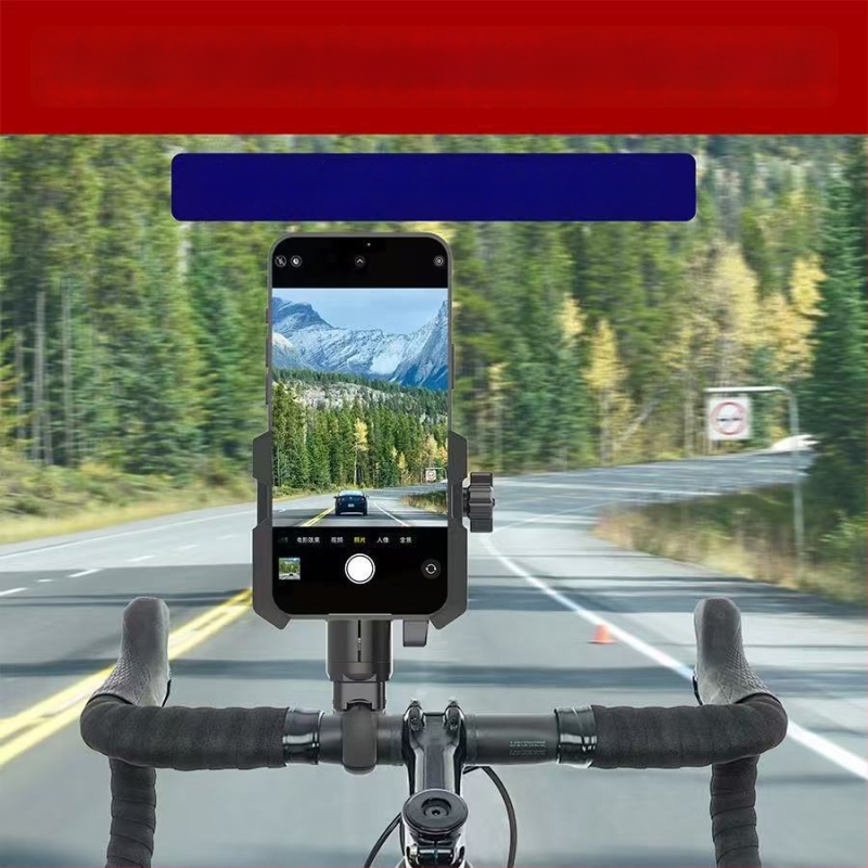 Jalgratta telefonihoidja koos navigatsiooniploki ja kaamera kinnitusega juhtraual — Bohoda plastikust, 3C sertifikaat 2022152202040936, kohandatav