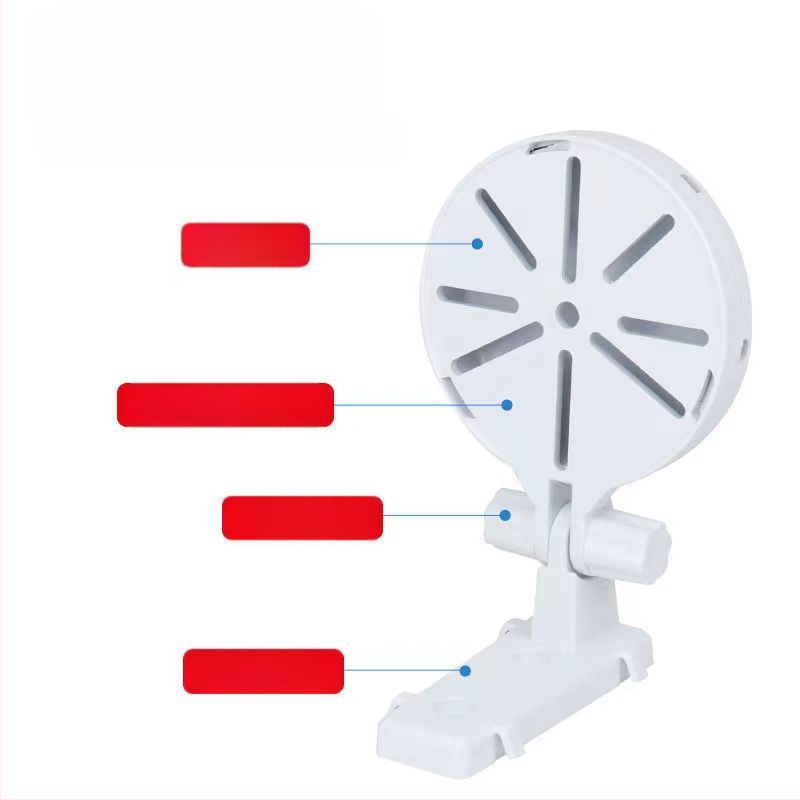 Puudub puurimine; universaalne sise-turvakaamera seinale kinnitatav alus (plastikust, süstvormimine, Hong Xuan kaubamärk, originaalse alusega)