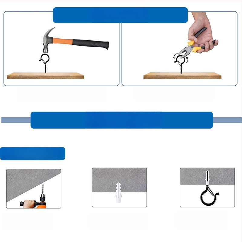 Metallist seina konks Q-tüüpi vedru, maalitud pind, kaasaegne minimalistlik stiil