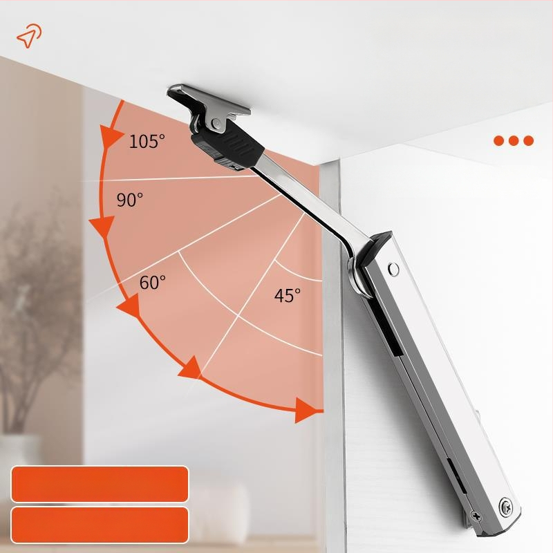 Kapi ukse hüdrauliline varras flip-up uste jaoks, mudel G68, külmvaltsitud terasest, kaasaegne minimalistlik stiil