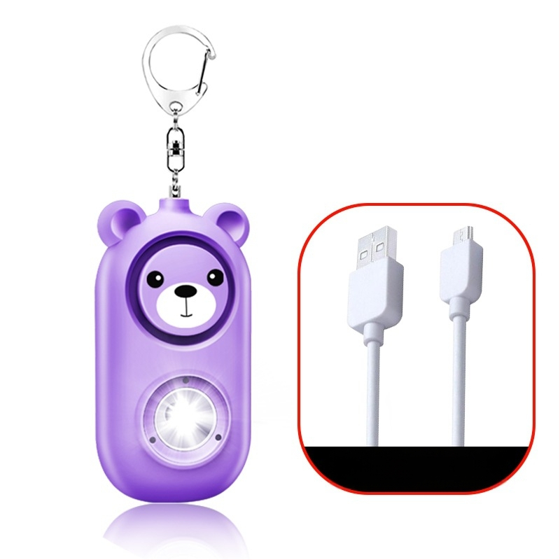 Hundivastase seadmega enesekaitse võtmehoidja, LED tuli, mudel H2, ulatus kuni 50 m (Tüüp: Hundivastane seade; Ulatus: 50 m; Heli: ≥130 dB; Valgus: LED)