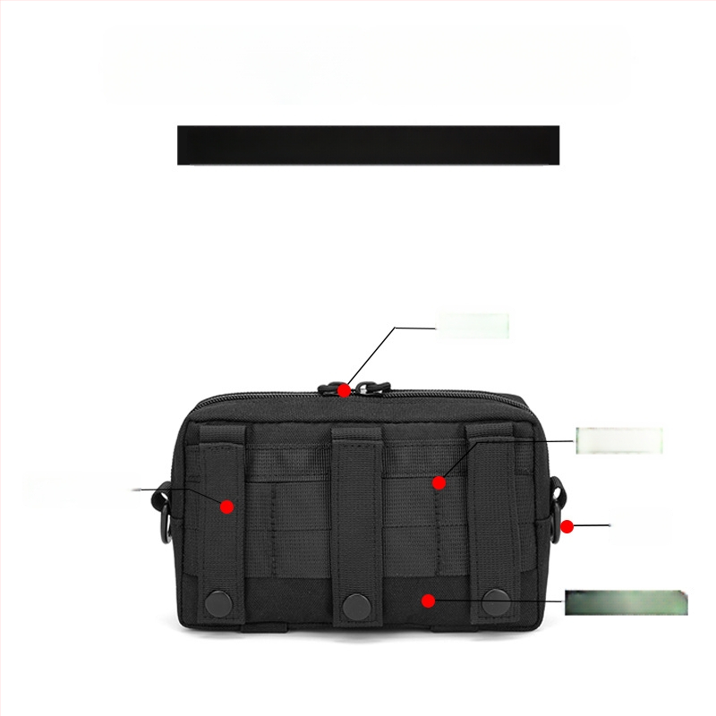 Taktikaline väline vöö Kotis MOLLE kinnitusega, laiendatav tasku, unisex, polüester