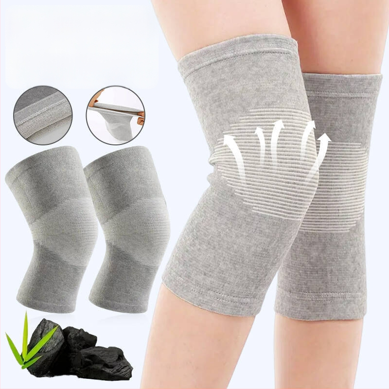 Põlvekaits nelja suunaga elastuse ja bambus-süsinikuga — soe, kõrge-elastsuslik kompressioonpõlvekaits badmintonile ja teistele spordialadele