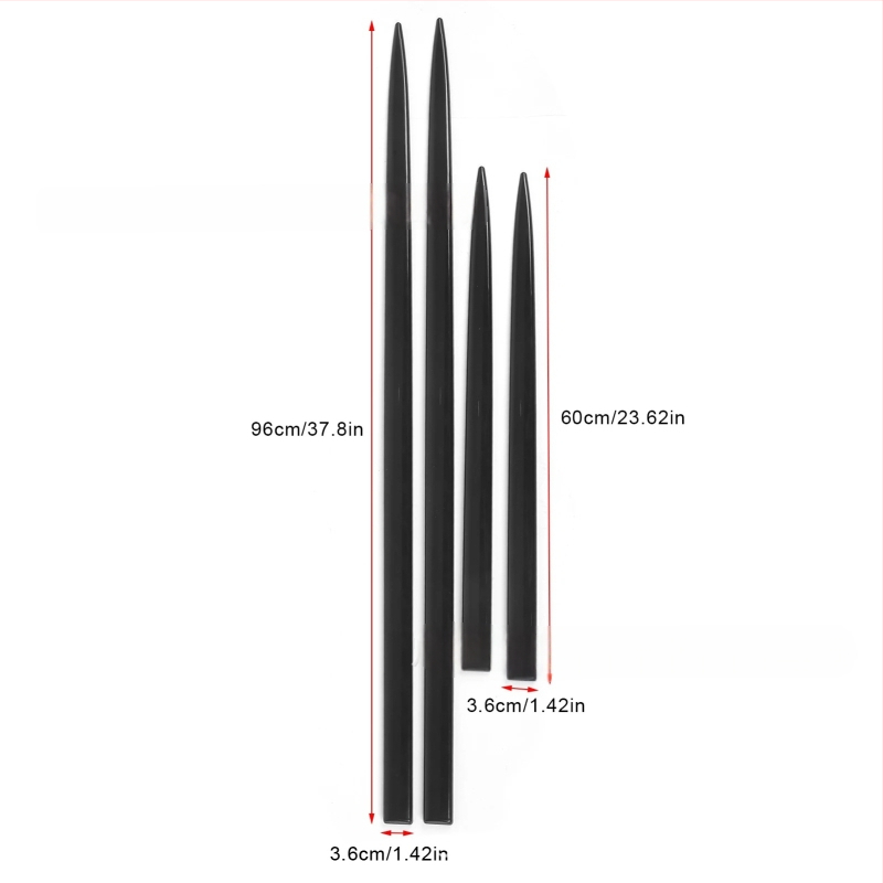 Auto ukse kokkupõrkevastane lint, ABS plastik, Universaalne mudel, TL bränd, Long Sword