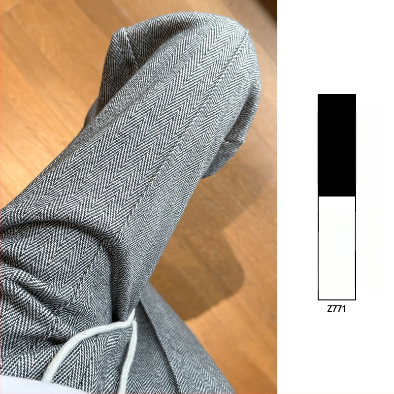 Naiste villased laiad püksid Capri pikkusega, kootud kangas, tavaline paksus, ei venita, igapäevaseks kandmiseks