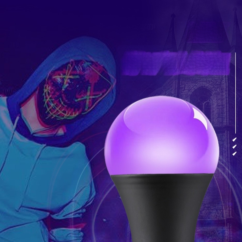 UV LED pirn 10W 395nm, E27 alus, 85-265V, 200lm, Halloween dekoratsioon