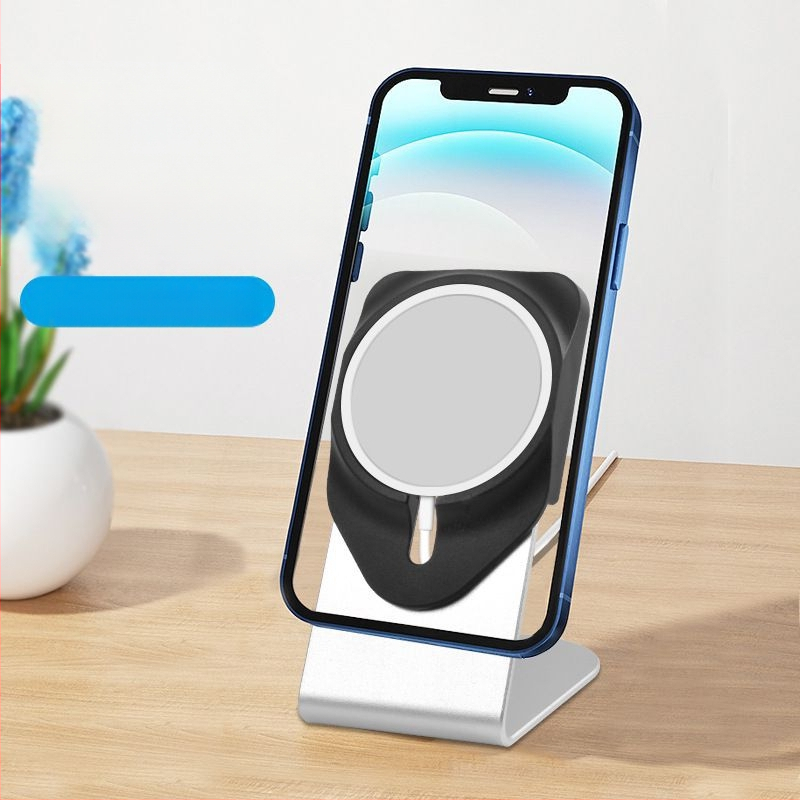 Alumiiniumist sulamist juhtmevaba laadimis alus Apple iPhone jaoks laual kasutamiseks