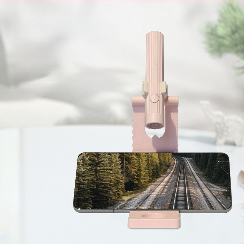 360° pöörlev küünekunstiraam — mitmeotstarbeline telefonitugija ja küüne lampi hoidik, kaasaskantav ABS, 53.9 g