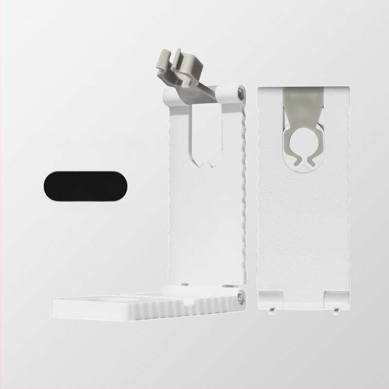 360° pöörlev küünekunstiraam — mitmeotstarbeline telefonitugija ja küüne lampi hoidik, kaasaskantav ABS, 53.9 g