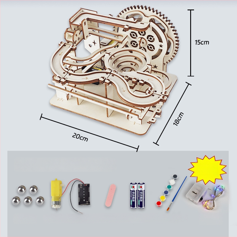 3D puitpusle – DIY kokkupanek lastele 7–14 aastat, keskmine raskusaste