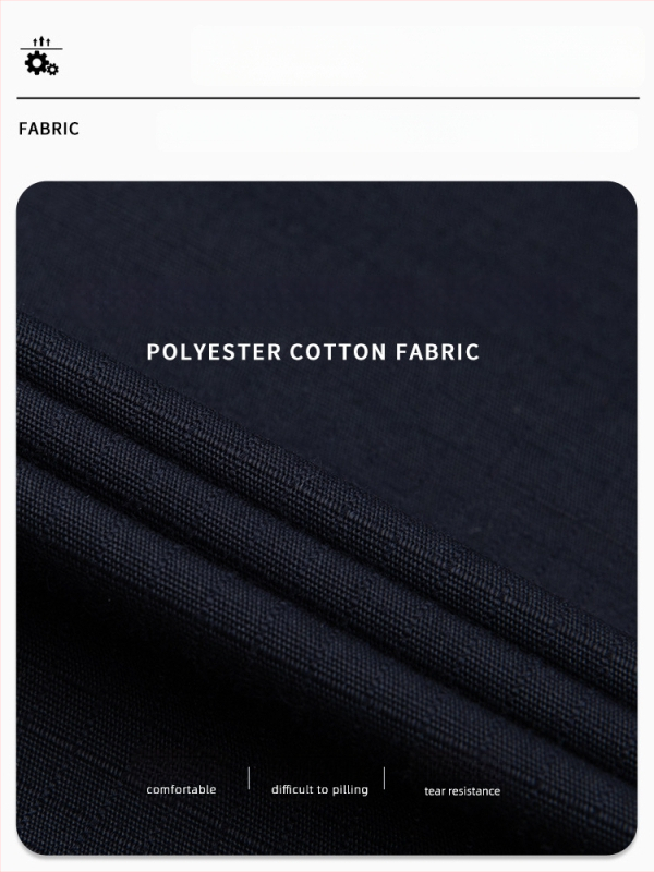 Meeste tööpüksid mitme taskuga, rebendikindlad, polüester 65% ja 35% puuvillane vooder, 2025 kevad-sügis, sobivad tehasetöödeks