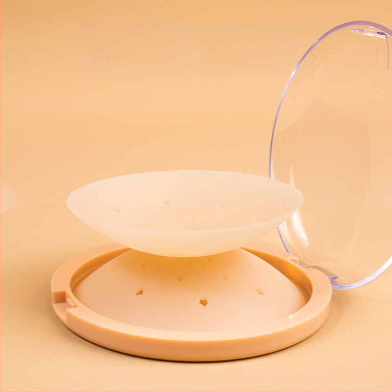 Silikoonist rinna kleebis - hingav, nähtamatu, ultraõhuke, ümmarguse kujuga, seksikas disain