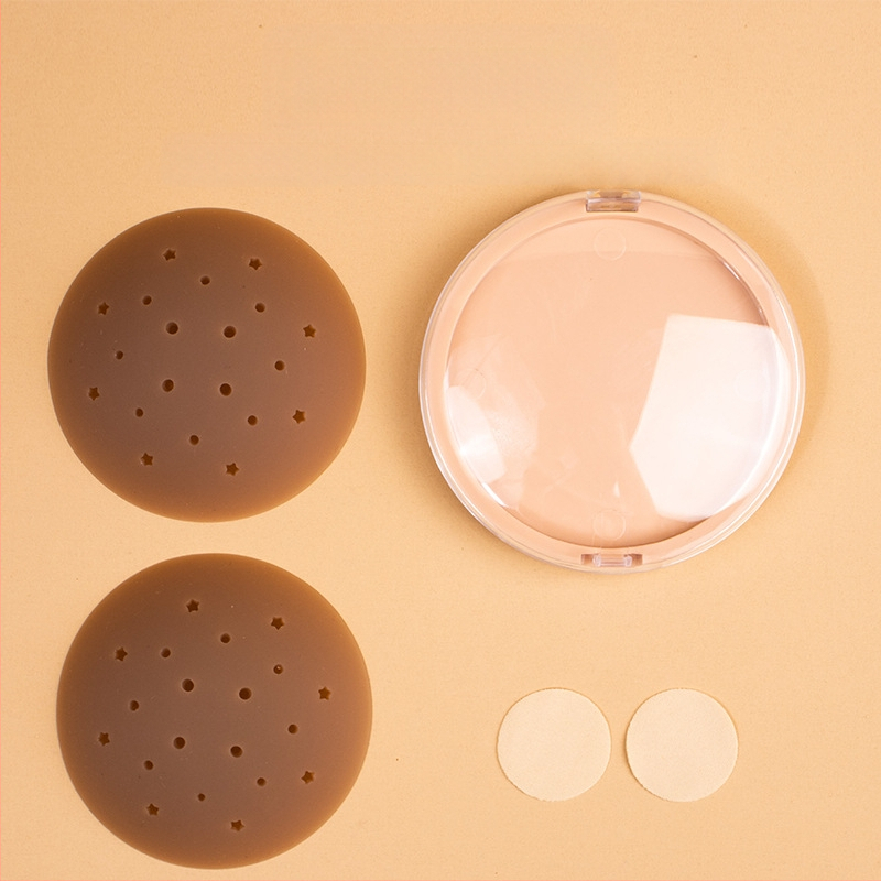 Silikoonist rinna kleebis - hingav, nähtamatu, ultraõhuke, ümmarguse kujuga, seksikas disain