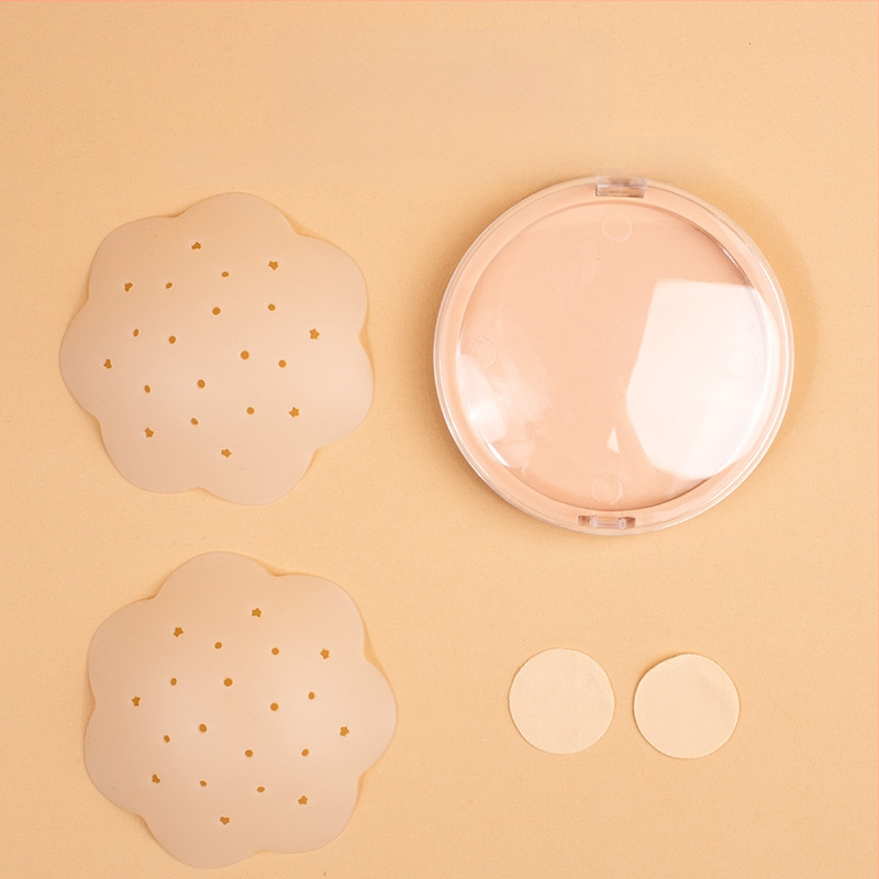 Silikoonist rinna kleebis - hingav, nähtamatu, ultraõhuke, ümmarguse kujuga, seksikas disain