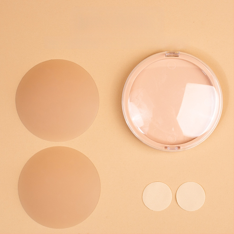 Silikoonist rinna kleebis - hingav, nähtamatu, ultraõhuke, ümmarguse kujuga, seksikas disain