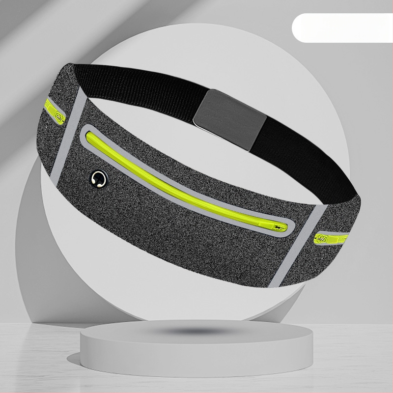 Športová vrecková taška na pás pre beh, ultra ľahká, polyester, podšívka nylon, jednofarebná, vhodná pre vonkajšie športy