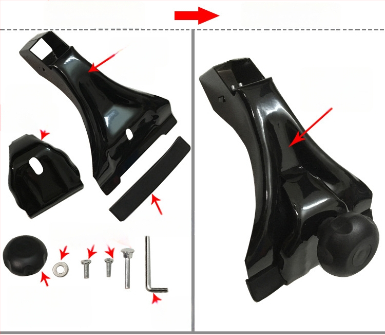 Hliníková zliatina – priečna lišta pre batožinový nosič – príslušenstvo na úpravy s možnosťou spracovania na mieru