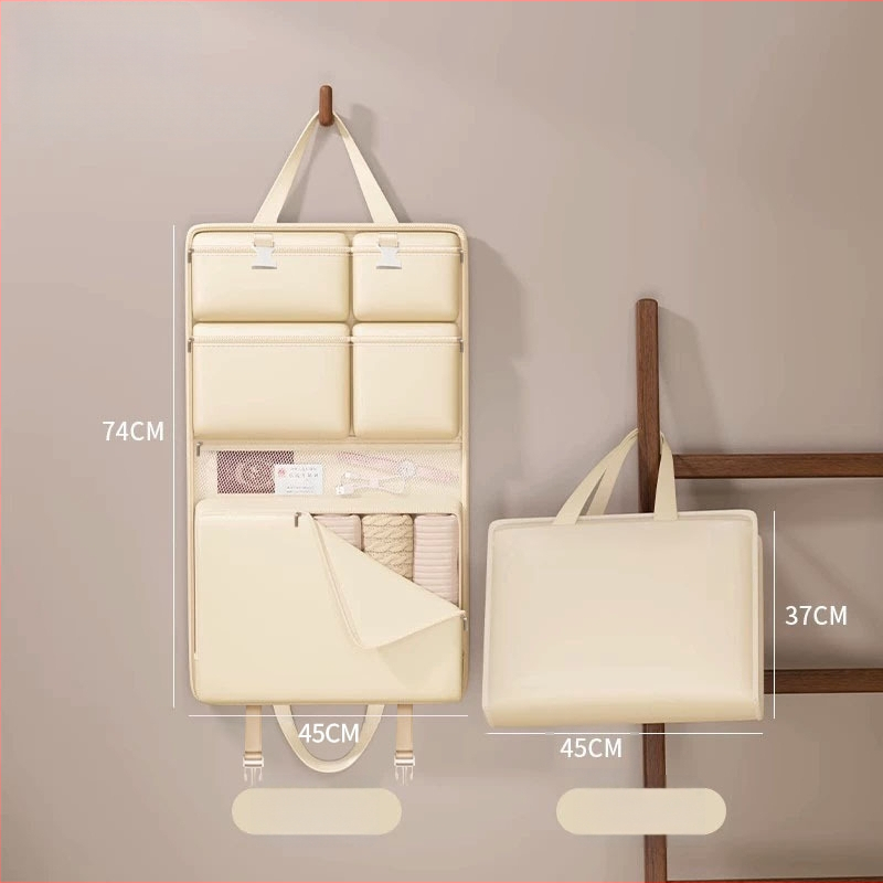 Seitse ühes reisiorganisaatorikott aluspüksite säilitustaskutega, käekoti stiilis, Twill-kangas, mitmekülgne reisidele ja ärireisidele