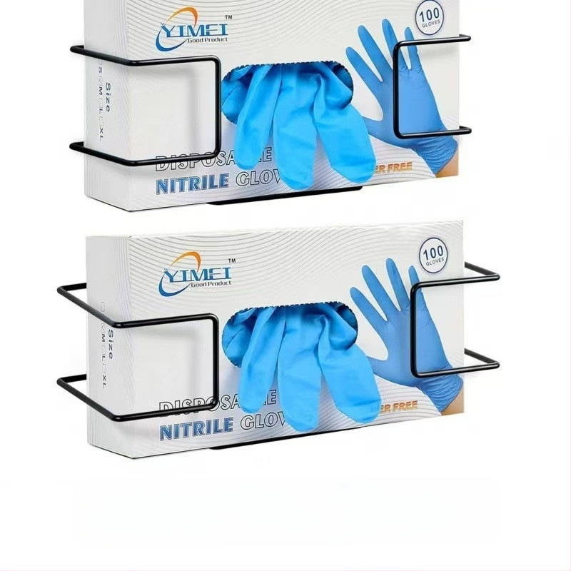 Seinasse kinnitatav kinnas hoidja, metallist, tööstuslik stiil, ühekihiline, kinnitamine kruvidega, lauakorralduseks