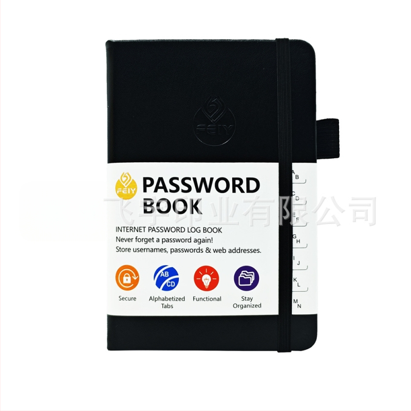 Zápisník Feiyu s obálkou z imitovanej kože, väzba zámkovým drôtom, 68 strán, offsetový papier 100 g/m², kreatívny štýl