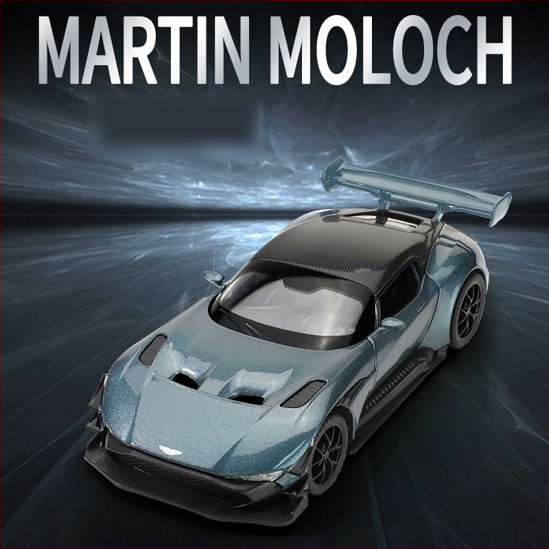 Zliatinový 1:32 závodný model auta so svetelnými efektmi a zvukom, batériový pohon