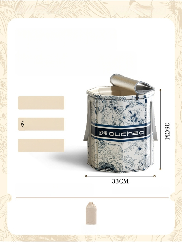 Domáci kád na nohy, keramický materiál, prenosný a zložený, izolácia s konštantnou teplotou, CE certifikát