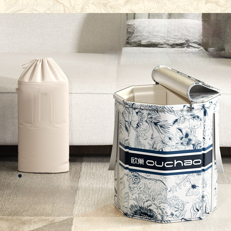 Domáci kád na nohy, keramický materiál, prenosný a zložený, izolácia s konštantnou teplotou, CE certifikát