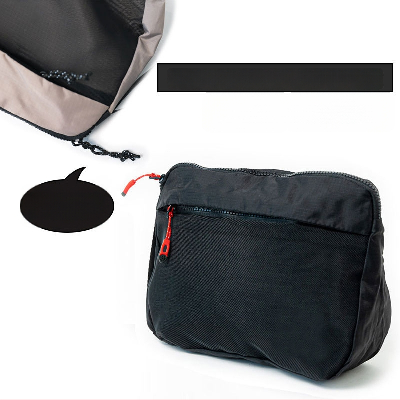 Taštička na hygienu – japonský štýl, ultraľahká, nepremokavá nylonová, trojuholníkové sieťové vrecko, vhodná pre vonkajšie cesty