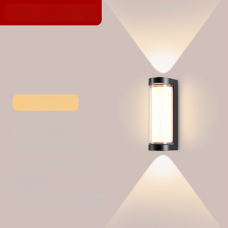 LED vonkajšia stenová lampa s hliníkovým telom, IP65, 900 lm, 12/16/24 W, 3000/4000/6000 K