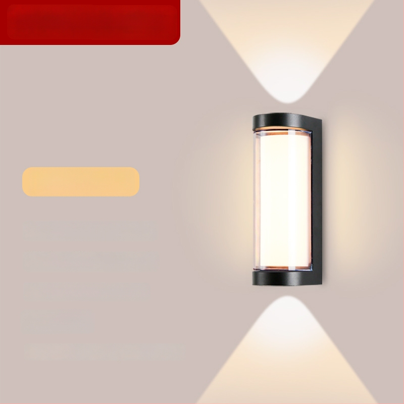 LED vonkajšia stenová lampa s hliníkovým telom, IP65, 900 lm, 12/16/24 W, 3000/4000/6000 K