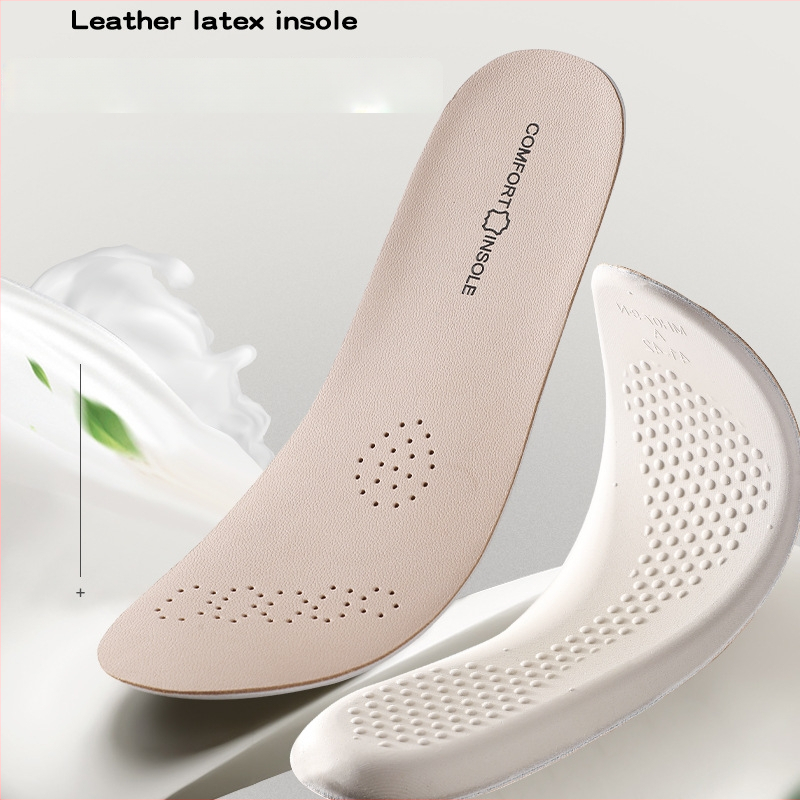 Kožená latexová vložka do topánok, absorbuje potenie a priedušná, celá vložka pre topánky, pre bot, pracovné topánky, značky Na Dong, model 5075-1