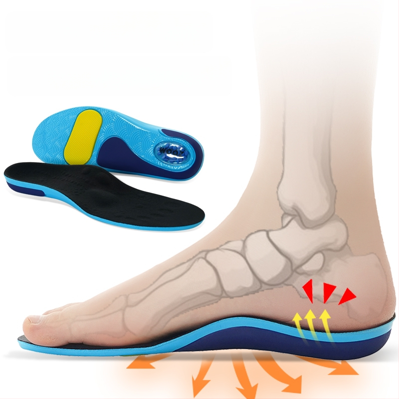 Drevená vložka na úľavu od bolesti päty – vhodná pre textilné topánky, jar